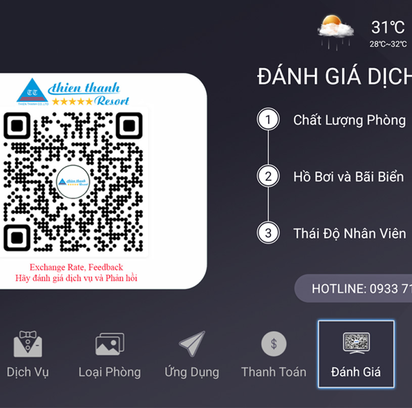 Đánh giá dịch vụ từ khách hàng qua IPTV Resort bởi Phú Yên Xanh