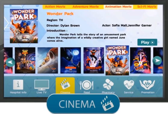 Giá trị giải trí Cinema Hospital IPTV Phú Yên Xanh Full