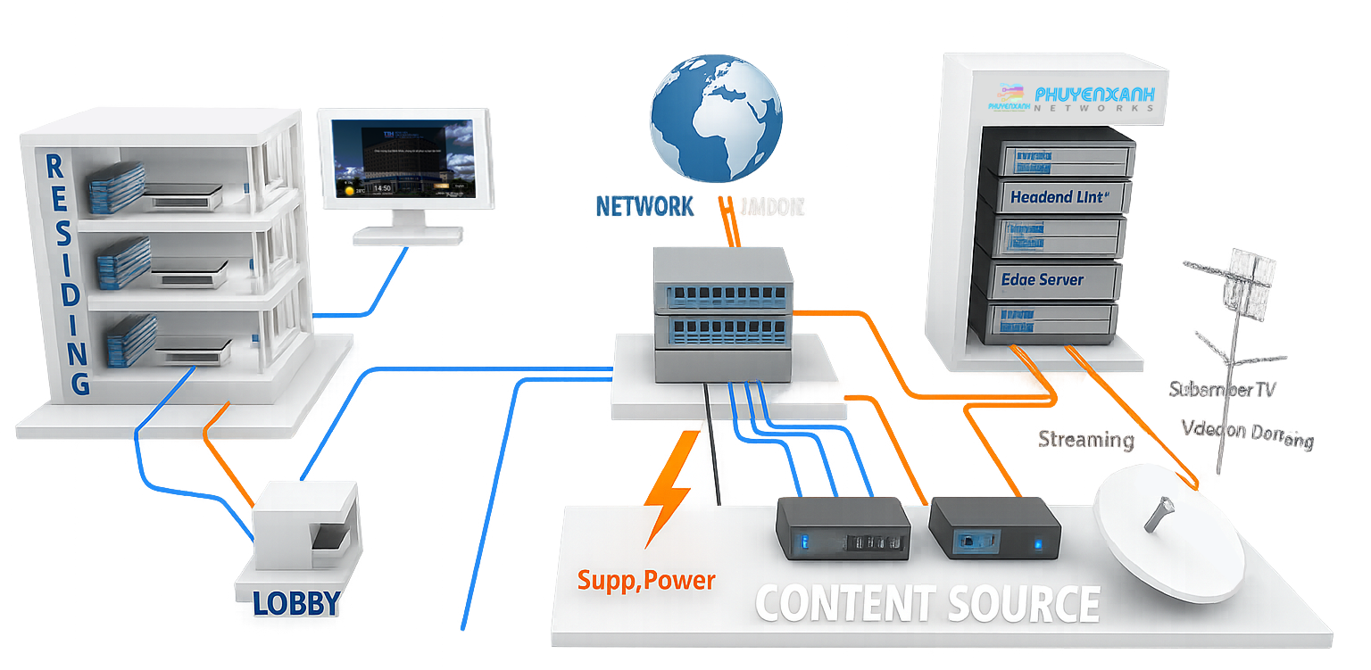 Giải pháp IPTV cho Tòa nhà - Building tại Việt Nam Full