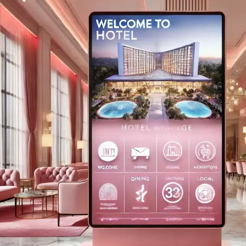 Màn hình Quảng cáo kết hợp trong Hotel IPTV